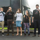 Fred Savage (left), Nat Faxon, Keegan-Michael Key, Cobie Smulders, Jae Suh Park, Billy Eichner, Annie Parisse (Photo: David Lee/Netflix)